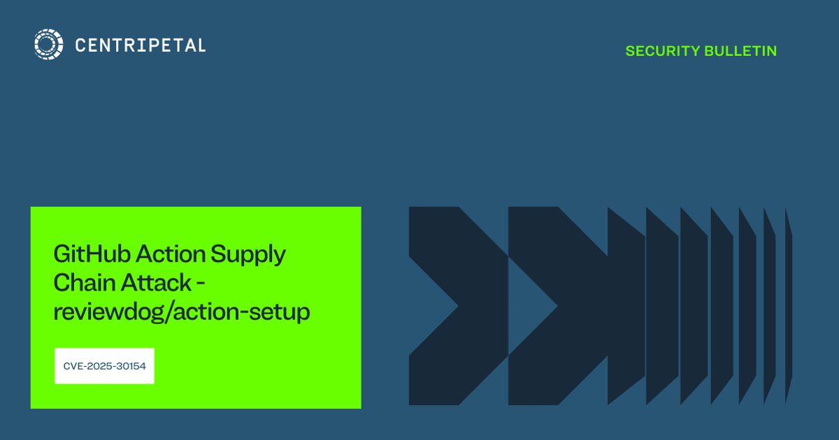GitHub Action Supply Chain Attack;… | Centripetal